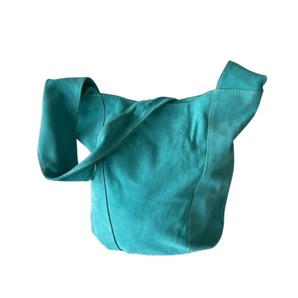 Tom Horn Collection Suede Elegant Teal Women's Bag
